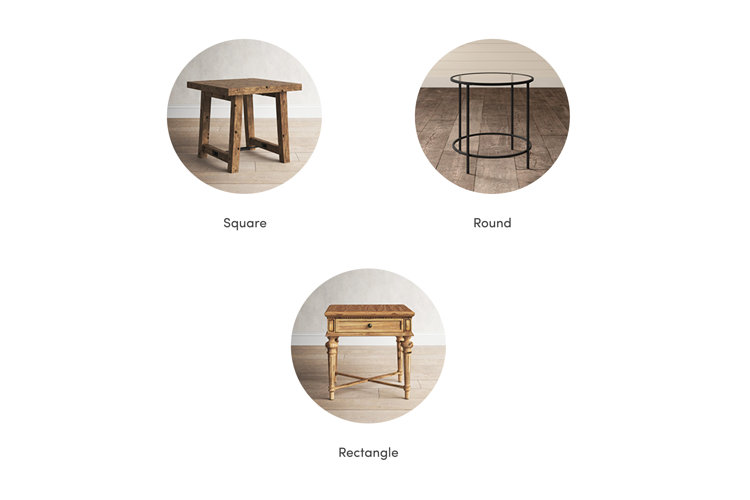End Table Designs How to Choose the Right One Birch Lane
